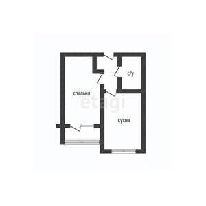 1-к квартира, вторичка, 35м2, 4/9 этаж