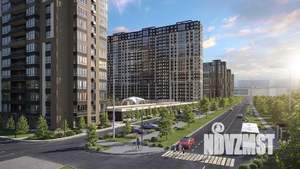 1-к квартира, сданный дом, 41м2, 3/24 этаж