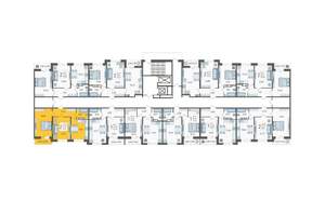 2-к квартира, вторичка, 52м2, 7/12 этаж