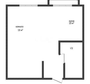 Студия квартира, вторичка, 38м2, 4/5 этаж