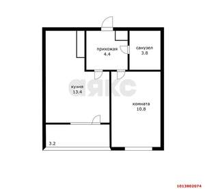1-к квартира, вторичка, 34м2, 8/24 этаж