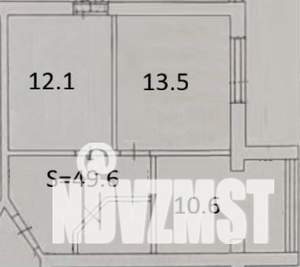 2-к квартира, вторичка, 47м2, 4/4 этаж