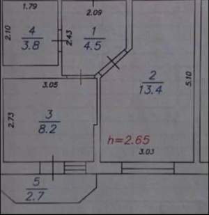 1-к квартира, вторичка, 30м2, 13/24 этаж