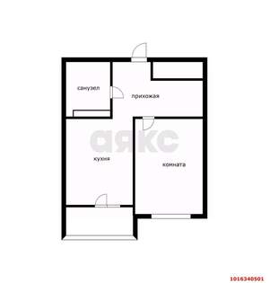 1-к квартира, вторичка, 39м2, 17/22 этаж