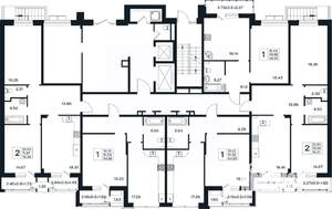 1-к квартира, вторичка, 48м2, 1/10 этаж