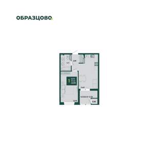 1-к квартира, вторичка, 41м2, 14/18 этаж