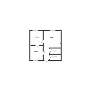 2-к квартира, вторичка, 44м2, 1/5 этаж