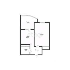 2-к квартира, вторичка, 54м2, 4/16 этаж