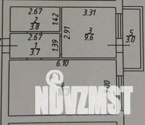 1-к квартира, вторичка, 35м2, 5/5 этаж