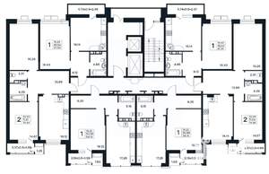 1-к квартира, вторичка, 48м2, 8/12 этаж