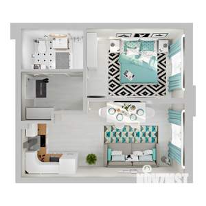 1-к квартира, вторичка, 38м2, 3/9 этаж