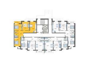 3-к квартира, вторичка, 68м2, 1/12 этаж