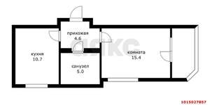 1-к квартира, вторичка, 41м2, 17/24 этаж
