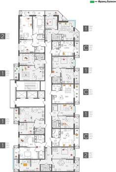 Студия квартира, вторичка, 30м2, 19/24 этаж