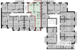 2-к квартира, строящийся дом, 64м2, 2/3 этаж