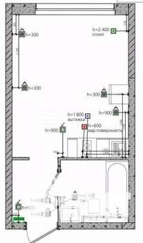 Студия квартира, вторичка, 23м2, 1/16 этаж