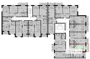 Студия квартира, строящийся дом, 26м2, 3/3 этаж