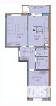 2-к квартира, вторичка, 60м2, 5/18 этаж