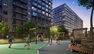 2-к квартира, строящийся дом, 65м2, 11/12 этаж