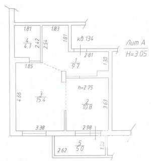Студия квартира, вторичка, 40м2, 2/16 этаж