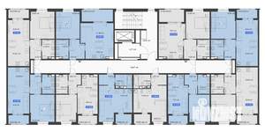 1-к квартира, строящийся дом, 41м2, 5/5 этаж