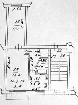 2-к квартира, вторичка, 45м2, 3/5 этаж