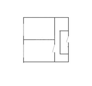 1-к квартира, вторичка, 53м2, 4/18 этаж