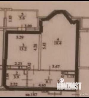 1-к квартира, вторичка, 45м2, 9/14 этаж