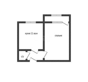 1-к квартира, вторичка, 39м2, 1/10 этаж