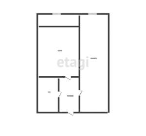 1-к квартира, вторичка, 32м2, 1/6 этаж