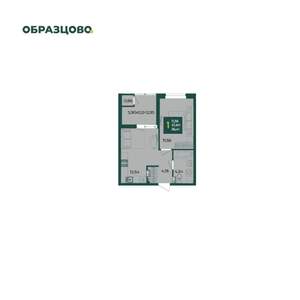 1-к квартира, вторичка, 36м2, 3/18 этаж