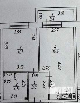 1-к квартира, вторичка, 35м2, 11/16 этаж