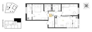 2-к квартира, вторичка, 68м2, 4/9 этаж