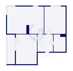 3-к квартира, вторичка, 53м2, 11/16 этаж