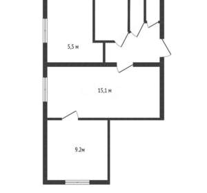 2-к квартира, вторичка, 37м2, 2/5 этаж