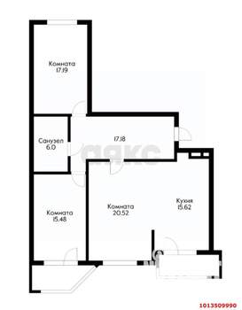 3-к квартира, вторичка, 100м2, 15/21 этаж