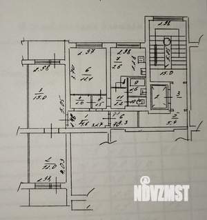 3-к квартира, вторичка, 64м2, 9/9 этаж