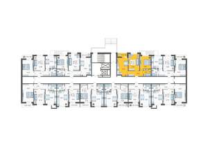 2-к квартира, вторичка, 53м2, 1/12 этаж