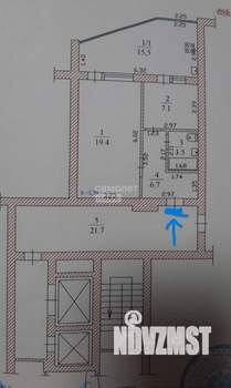 2-к квартира, вторичка, 52м2, 3/14 этаж