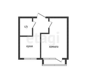 1-к квартира, вторичка, 37м2, 5/7 этаж