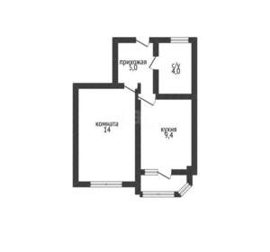 1-к квартира, вторичка, 32м2, 8/17 этаж