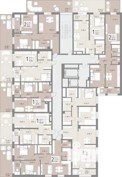 1-к квартира, вторичка, 47м2, 3/15 этаж