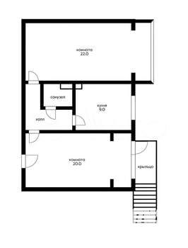 1-к квартира, вторичка, 32м2, 1/10 этаж