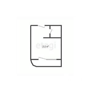Студия квартира, вторичка, 23м2, 10/17 этаж