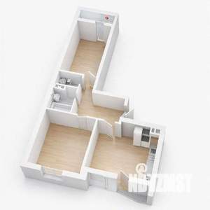 2-к квартира, вторичка, 59м2, 9/22 этаж