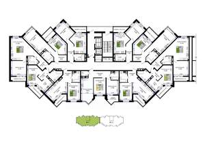 1-к квартира, вторичка, 46м2, 8/12 этаж