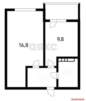 1-к квартира, вторичка, 37м2, 10/24 этаж