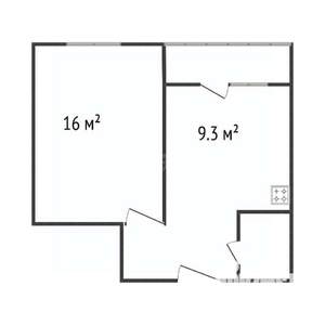 1-к квартира, вторичка, 35м2, 3/18 этаж