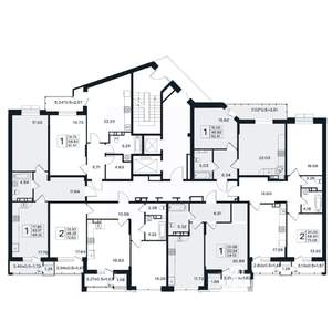 2-к квартира, вторичка, 73м2, 11/12 этаж