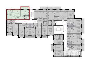 2-к квартира, строящийся дом, 61м2, 2/3 этаж